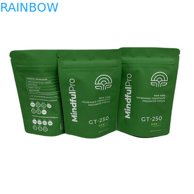 CYMK Màu thảo mộc hương bao bì nhôm giấy đứng lên nhựa Mylar Zipper Bag