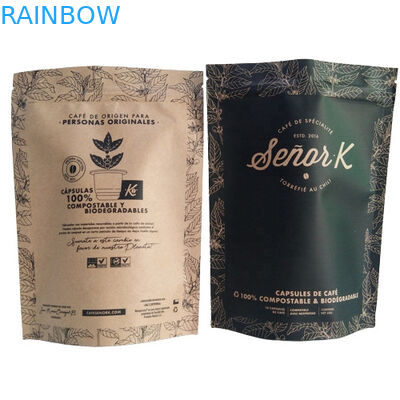 Thẻ đóng gói thực phẩm Đơn giản in màu trắng Nhấp đầy với van không khí