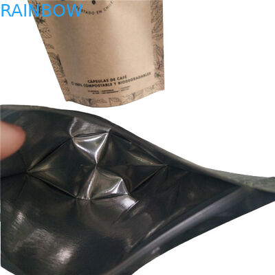 Thẻ đóng gói thực phẩm Đơn giản in màu trắng Nhấp đầy với van không khí