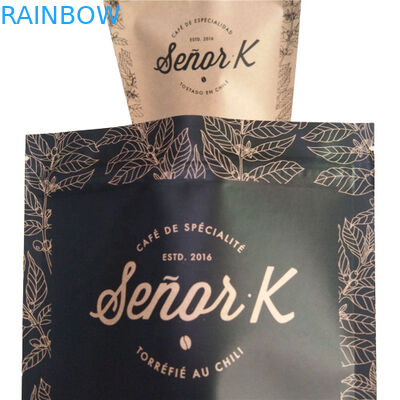 Thẻ đóng gói thực phẩm Đơn giản in màu trắng Nhấp đầy với van không khí