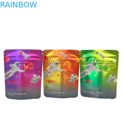 3.5 Gram túi nhựa bao bì nhãn tùy chỉnh in CBD bánh quy