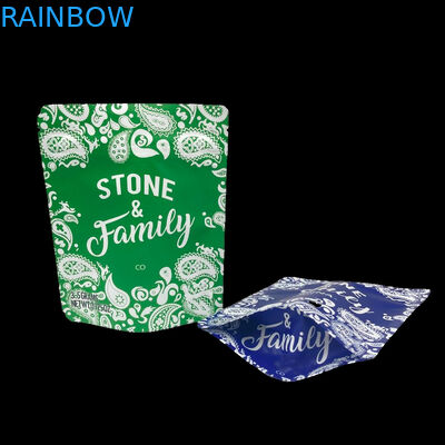 3.5 Gram túi nhựa bao bì nhãn tùy chỉnh in CBD bánh quy