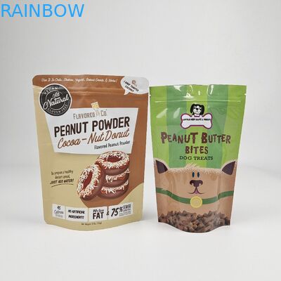 OEM chống mùi có thể đóng lại Doypack Matte in bọc thực phẩm Plastic Zipper Bag Custom in Mylar Stand Up pouch