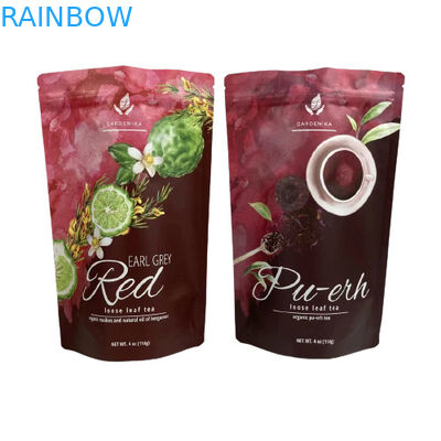 Chất lượng thực phẩm đứng lên túi túi nhựa tùy chỉnh nhựa kết thúc mờ cho chai đóng gói