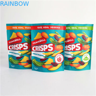 Bản in kỹ thuật số tùy chỉnh Ziplock Edibles Stand Up Packaging BagsFor Nuts Food