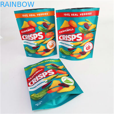 Bản in kỹ thuật số tùy chỉnh Ziplock Edibles Stand Up Packaging BagsFor Nuts Food