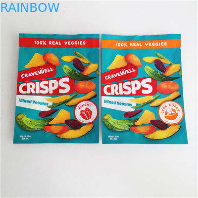 Bản in kỹ thuật số tùy chỉnh Ziplock Edibles Stand Up Packaging BagsFor Nuts Food