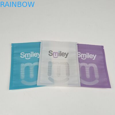 Nhập gói Mylar đóng kín ba mặt bán lẻ tái chế răng Aligner cho chăm sóc răng với Zipper