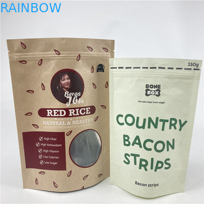 Đảm bảo chất lượng đứng lên túi nhựa nhôm với Zipper thực phẩm đồ ăn nhẹ bao bì túi