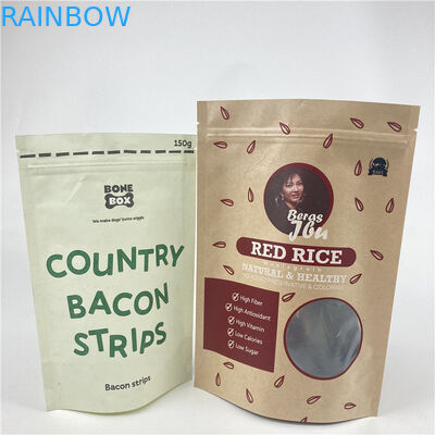 Đảm bảo chất lượng đứng lên túi nhựa nhôm với Zipper thực phẩm đồ ăn nhẹ bao bì túi