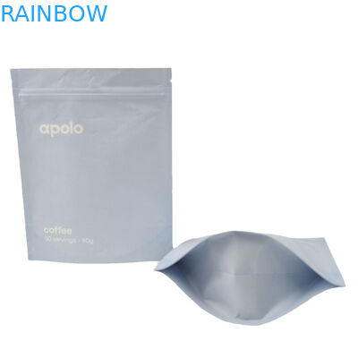 Chất liệu Kraft được in theo yêu cầu Thẻ kéo kéo kéo cao Thẻ Mylar có thể đóng lại cho bột cà phê