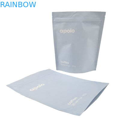 Chất liệu Kraft được in theo yêu cầu Thẻ kéo kéo kéo cao Thẻ Mylar có thể đóng lại cho bột cà phê