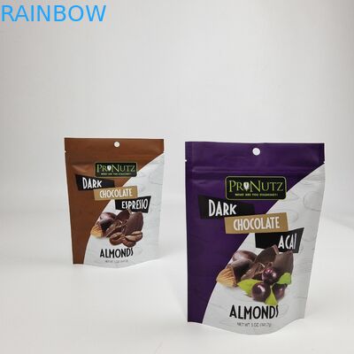 Logo tùy chỉnh in kỹ thuật số Plastic Zip Lock Flat Bag With Aluminum Foil Bags For Candy Bags