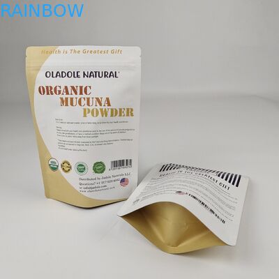 Các sản phẩm được yêu cầu hàng đầu Đứng lên túi tái chế Nhựa nhôm tùy chỉnh Đứng lên túi đóng gói thực phẩm chống mùi