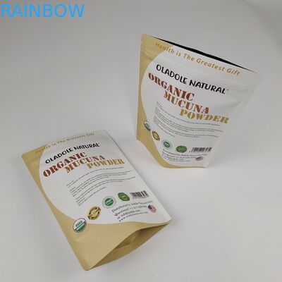 Các sản phẩm được yêu cầu hàng đầu Đứng lên túi tái chế Nhựa nhôm tùy chỉnh Đứng lên túi đóng gói thực phẩm chống mùi