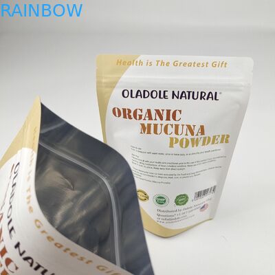 Các sản phẩm được yêu cầu hàng đầu Đứng lên túi tái chế Nhựa nhôm tùy chỉnh Đứng lên túi đóng gói thực phẩm chống mùi