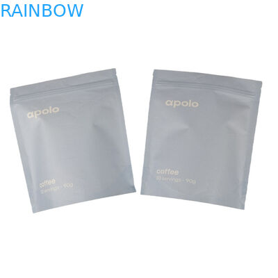 bán nóng cuCstom in Eco Friendly tái đóng túi giấy Kraft cho bột protein cà phê