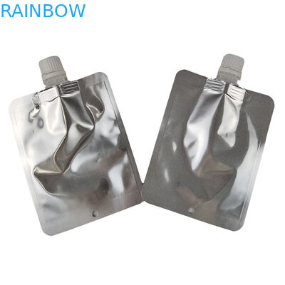 Nhập khẩu bán buôn tùy chỉnh Stand Up Spout Pouch Aluminum Foil Liquid Juice Pouch
