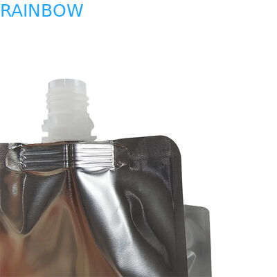 Tùy chỉnh tái sử dụng đứng lên túi xách nhựa cho nước ép lỏng in kỹ thuật số đứng lên túi xách nhôm