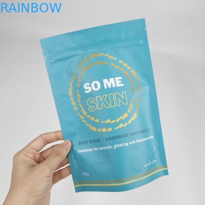 Nhựa nhôm kim loại tái sử dụng muối tắm đứng lên túi niêm phong Body Scrubs túi đóng gói cho bom tắm