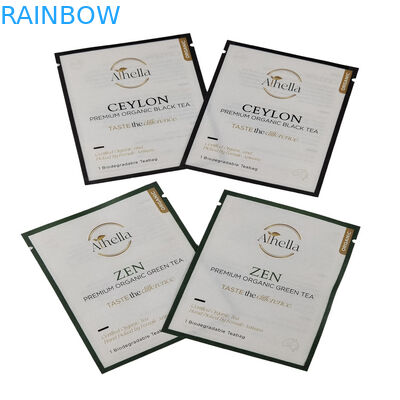 Thẻ nhỏ có thể phân hủy tùy chỉnh cho trà bột cà phê giấy kraft phân hủy sinh học túi giấy cho kẹo cao su