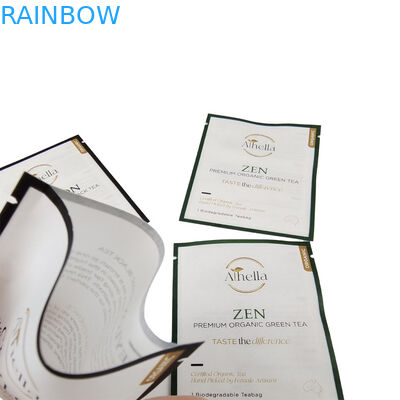 Thẻ nhỏ có thể phân hủy tùy chỉnh cho trà bột cà phê giấy kraft phân hủy sinh học túi giấy cho kẹo cao su