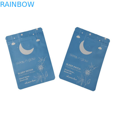 Logo tùy chỉnh nhựa ba mặt niêm phong túi nhỏ cho Sleep Patch Foil nhôm Soft Touch Mylar Bag