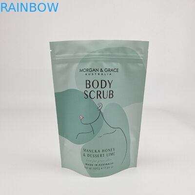 Tùy chỉnh in đứng lên túi Mylar 50g 100g 250g 1kg bồn tắm muối cơ thể Scrub bồn tắm muối đóng gói Ziplock túi