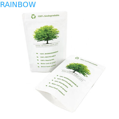 Biodegradable Logo tùy chỉnh 100g 250g trà cà phê trái cây khô túi đóng gói tái chế