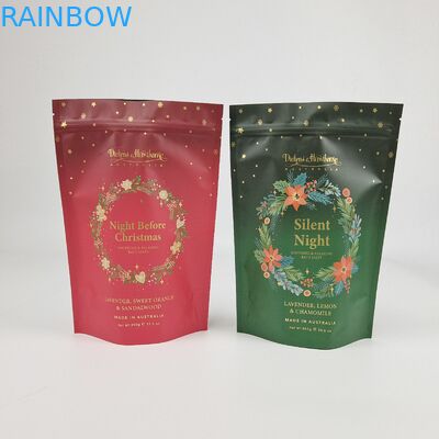 Nhãn hiệu tùy chỉnh in chống mùi thực phẩm Mylar chống ẩm ốm nhôm nhôm đứng lên túi Body Scrub Packaging Bag