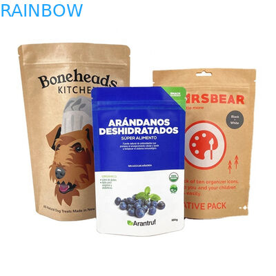 Thẻ giấy kraft màu trắng có thể phân hủy sinh học tùy chỉnh cho hạt xoài bột