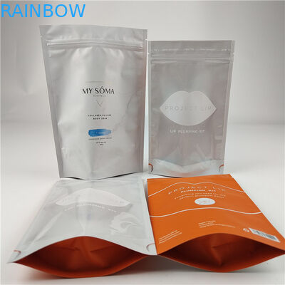 Nhà máy bán buôn đồ ăn đóng gói vật liệu đóng gói Matt nhôm giấy đứng lên túi ziplock túi xách