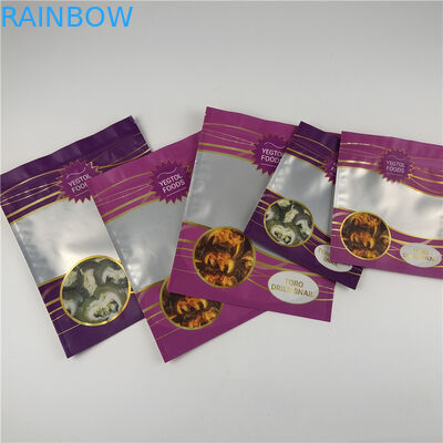 Tùy chỉnh Logo của riêng bạn in kỹ thuật số Ziplock đồ ăn đứng lên túi đóng gói với cửa sổ