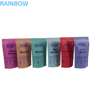 Thẻ in kỹ thuật số Mylar túi chống mùi cà phê bột đóng gói đứng lên Zip khóa túi với tấm nhôm