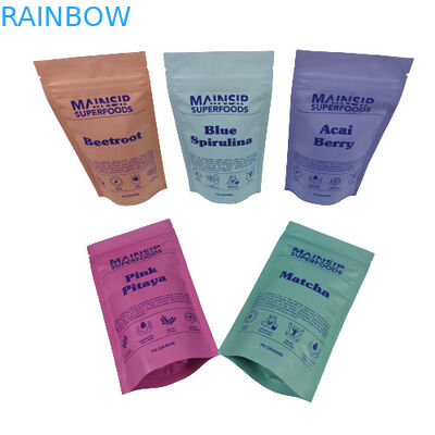 Thẻ in kỹ thuật số Mylar túi chống mùi cà phê bột đóng gói đứng lên Zip khóa túi với tấm nhôm