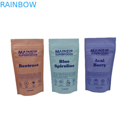 Digital Printed Hot Cocoa Powder Packaging Bag Coffee Powder Plastic Bags With Re-Sealable Zip Lock (Bộ đóng gói bột ca cao nóng bằng kỹ thuật số)