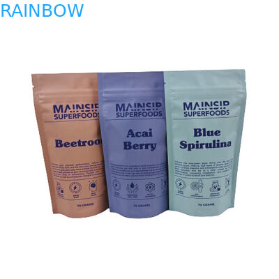 Digital Printed Hot Cocoa Powder Packaging Bag Coffee Powder Plastic Bags With Re-Sealable Zip Lock (Bộ đóng gói bột ca cao nóng bằng kỹ thuật số)