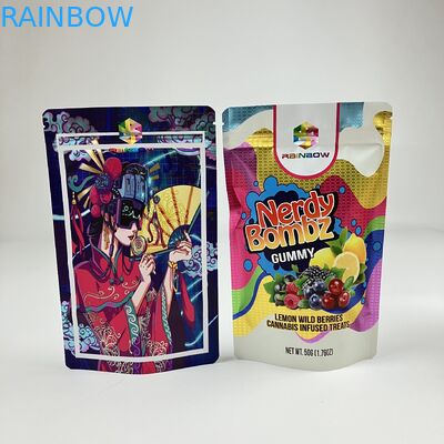 Nhà máy trực tiếp tùy chỉnh có thể khóa lại Zip khóa túi VMPET mùi chống mùi chất lượng thực phẩm đứng lên Zipper túi