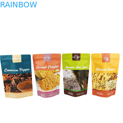 Matte hoàn thiện 250g túi nhựa cho gia vị đóng gói chất lượng thực phẩm túi gia vị