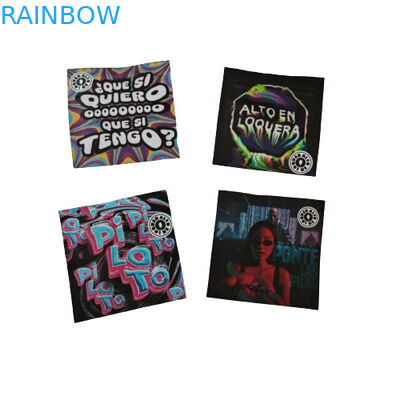 Chất chống mùi túi mẫu có thể đóng lại với cửa sổ rõ ràng Bao bì bột túi nhựa