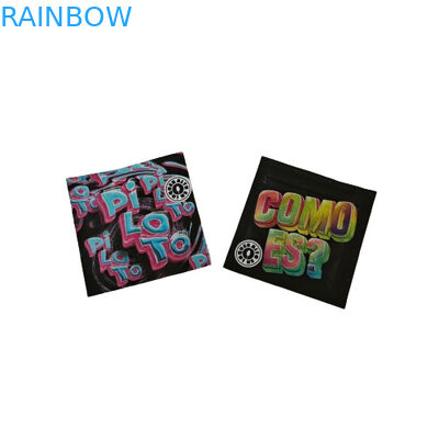 Chất chống mùi túi mẫu có thể đóng lại với cửa sổ rõ ràng Bao bì bột túi nhựa