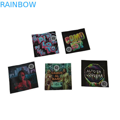 Chất chống mùi túi mẫu có thể đóng lại với cửa sổ rõ ràng Bao bì bột túi nhựa