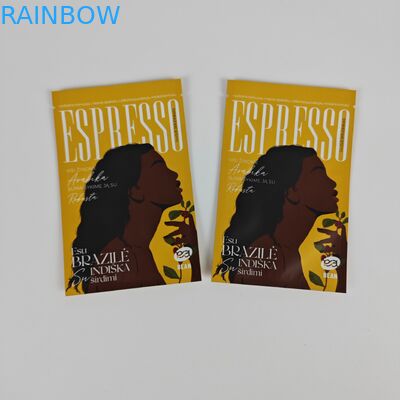 Ziplock Biodegradable Kraft Stand Up Pouch in ấn kỹ thuật số túi Mylar có thể đóng lại