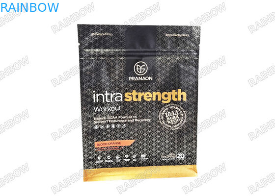 Bao bì giấy nhôm bằng bột protein cà phê tùy chỉnh với túi Mylar chống mùi van