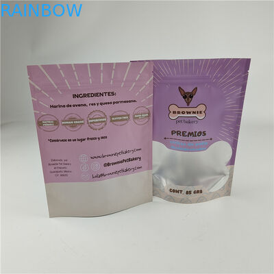 Chất lượng cao nhất Logo tùy chỉnh in Lưu trữ gọn gàng Bao bì túi nhựa nhựa cho thức ăn vật nuôi