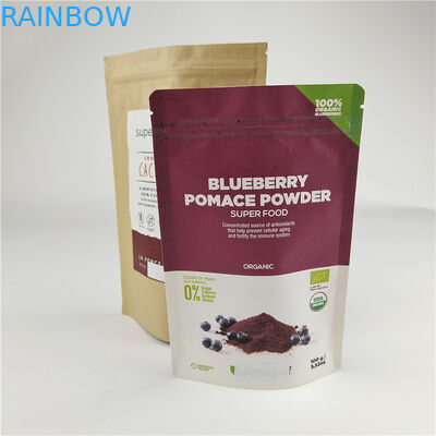 Vật liệu đóng gói thực phẩm in kỹ thuật số tùy chỉnh đứng lên túi niêm phong chống mùi