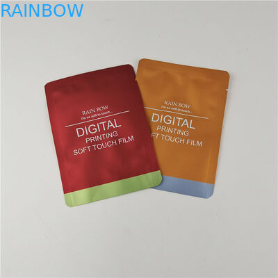 Chấp nhận tối đa 10 màu sắc có sẵn lên ba mặt túi niêm phong dễ dàng nước mắt dòng nhà sản xuất tùy chỉnh logo của riêng bạn