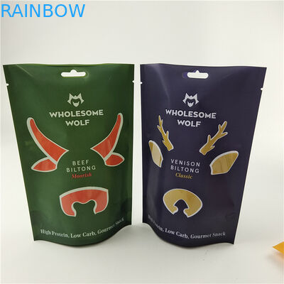 Môi trường thân thiện tùy chỉnh chống mùi tùy chỉnh kích thước và độ dày túi in kỹ thuật số cho các loại hạt và đồ ăn nhẹ