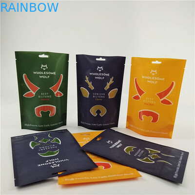 Môi trường thân thiện tùy chỉnh chống mùi tùy chỉnh kích thước và độ dày túi in kỹ thuật số cho các loại hạt và đồ ăn nhẹ