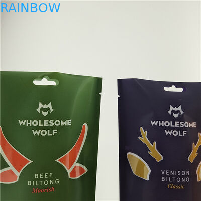 Môi trường thân thiện tùy chỉnh chống mùi tùy chỉnh kích thước và độ dày túi in kỹ thuật số cho các loại hạt và đồ ăn nhẹ